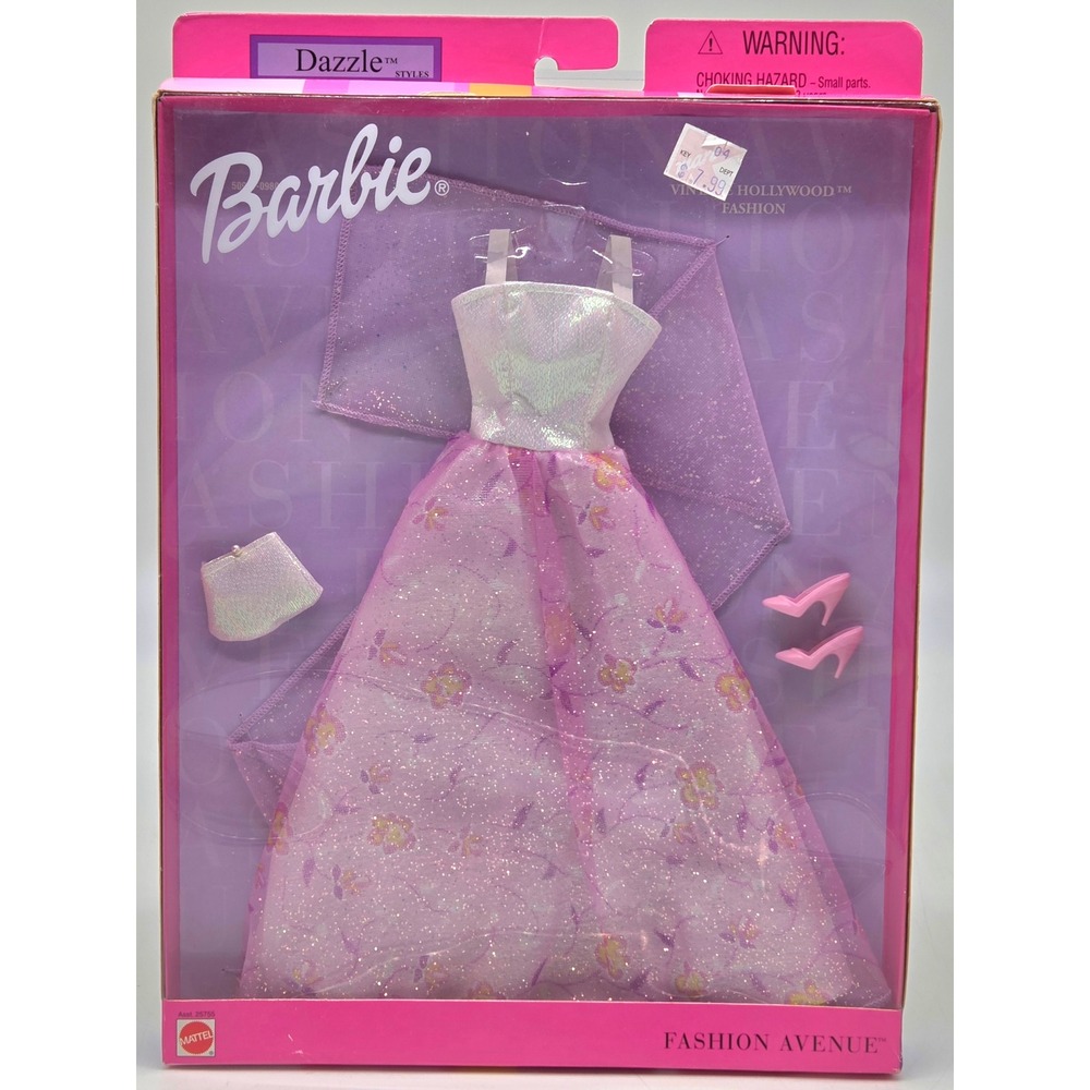 2001 Barbie Fashion Avenue-Dazzle Styles "Vintage Hollywood" Asst. 25755 NIP